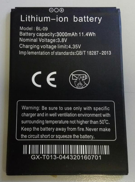 BL-09 NEW Original Battery For THL T9 Pro - 3000mAh