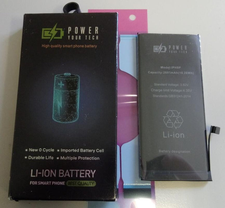 For iPhone 8P 8 Plus Replacement Battery - 2691mAh with Adhesive
