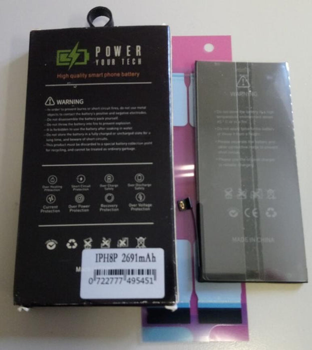 For iPhone 8P 8 Plus Replacement Battery - 2691mAh with Adhesive