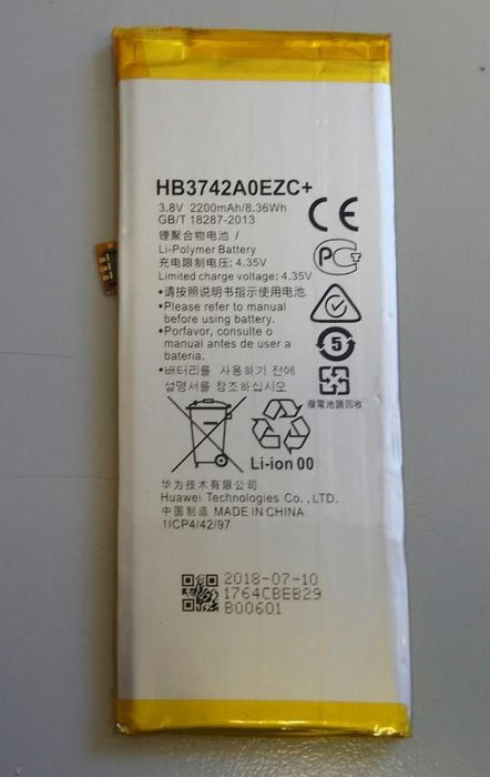 For Huawei P8 Lite ALE-L21 HB3742A0EZC+ Replacement Battery 2200mAh 4.35v