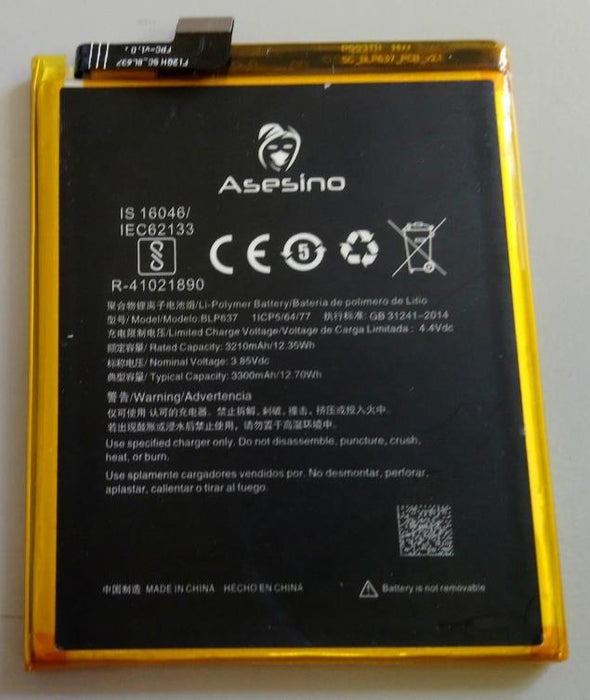 BLP637 Asesino battery for OnePlus 5 - 3210mAh