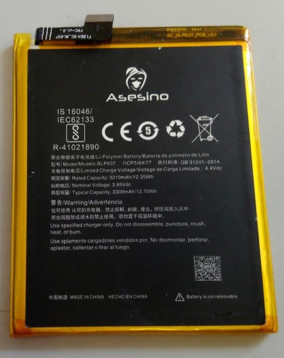 BLP637 Asesino battery for OnePlus 5 - 3210mAh