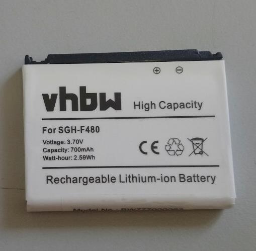 VHBW Battery For Samsung SGH-F480 TOCCO AB553446CE