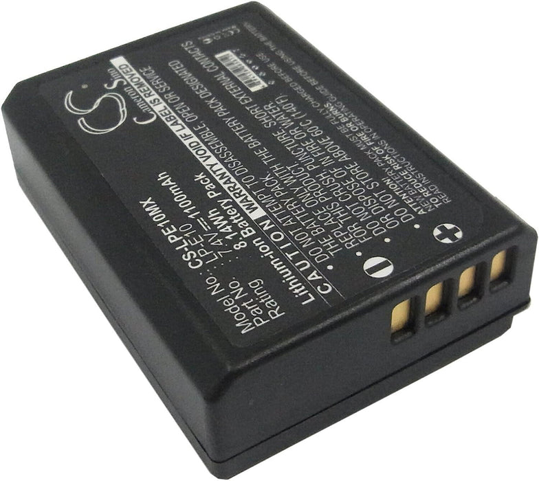CS-LPE10MX Battery 1100mAh compatible with [Canon] DS126291, DS126491, DS126621