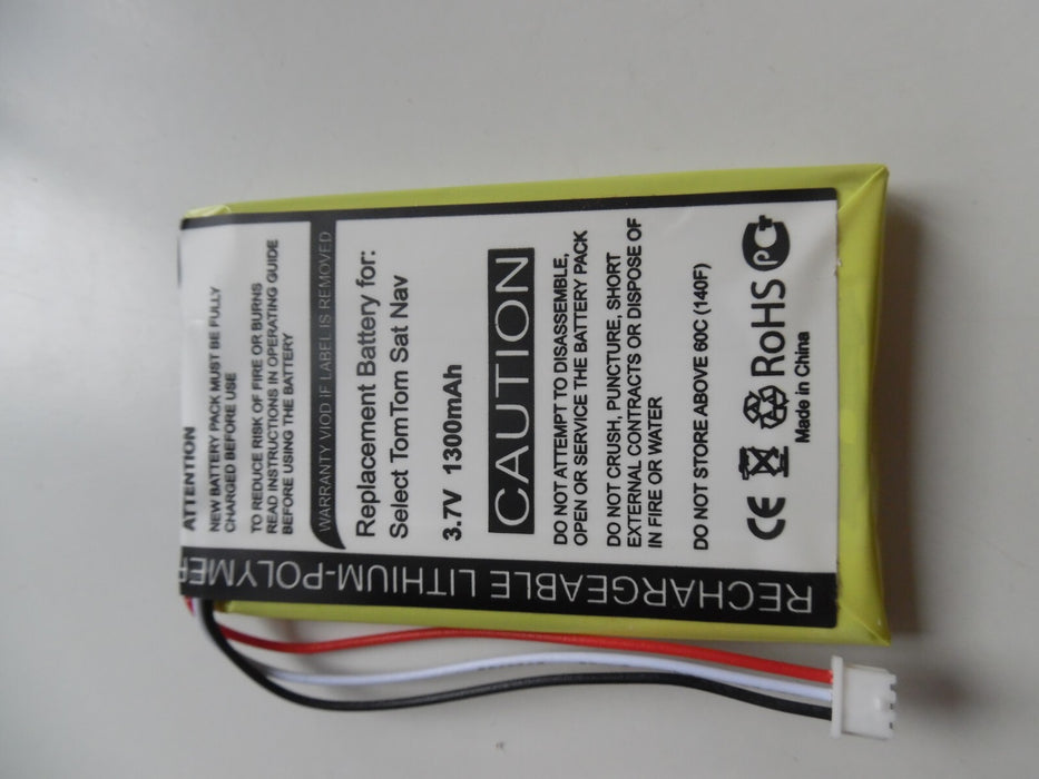 Battery for  TOMTOM Go530 1300 mAh