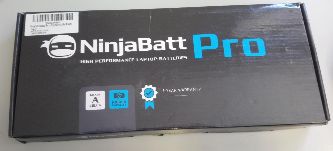 NinjaBatt A1494 Battery for MacBook Pro 15" A1398 Late 2013 Mid 2014 8440mAh