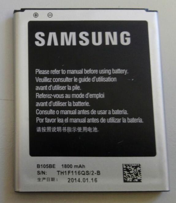 Used Samsung GALAXY Ace 3  Battery B105BE 1800mAh