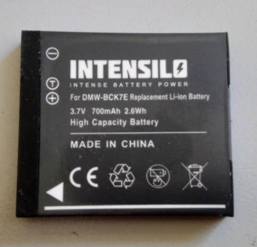 Intensilo BCK7E Lithium-Ion Battery Pack for Panasonic (3.7V, 700mAh)