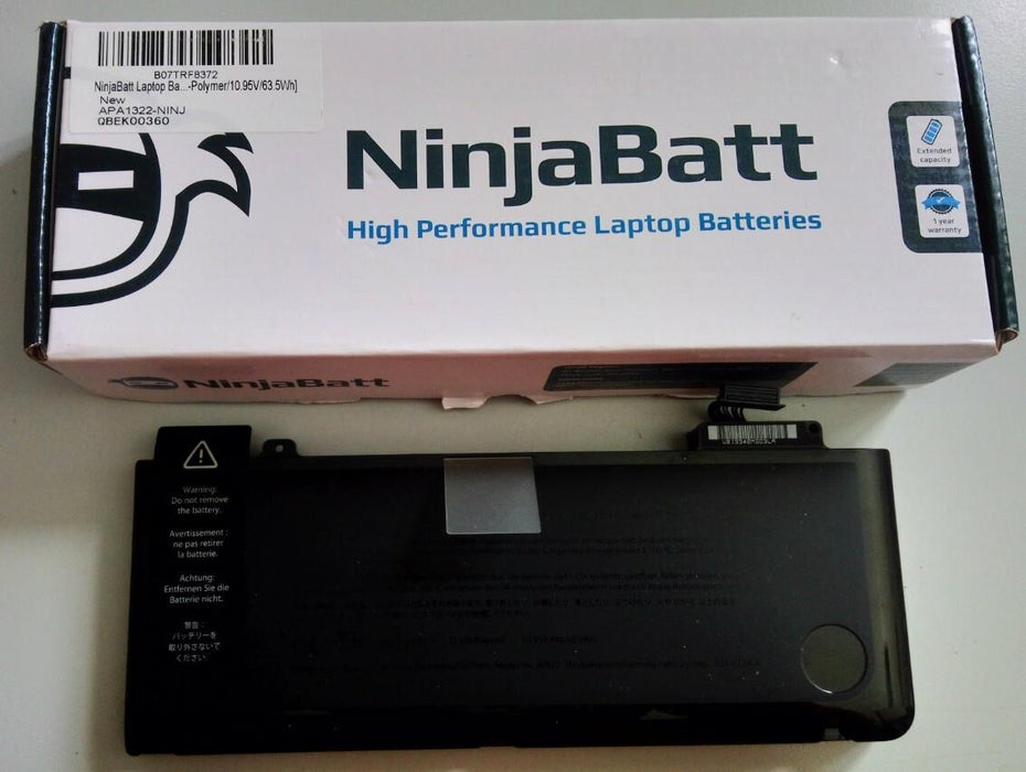 Used NinjaBatt Battery A1322 Compatible with Apple MacBook Pro 13" (2009)