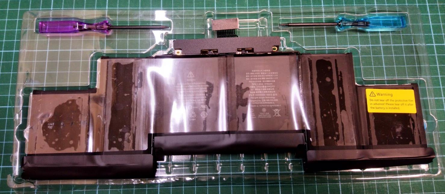 New A1618 Battery For APPLE MACBOOK PRO 15" RETINA MID 2015 inc Adhesive & Tools