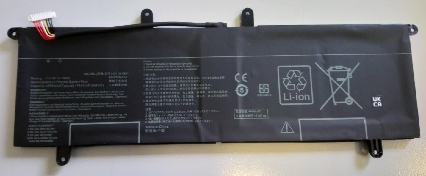 C41N1901 Laptop Battery Compatible with Asus ZenBook Duo UX481 UX481F UX481FL