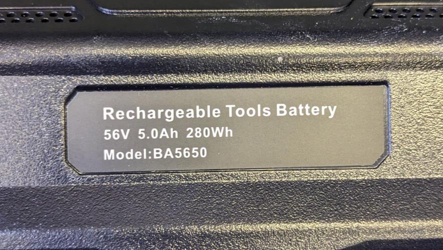 For Ego BA5650, Lithium-Ion Battery, 56 V / 5.0 Ah / 280Wh