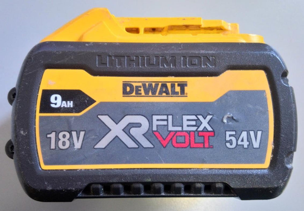 Used Dewalt DCB547-18V-54V-9AH Flex Volt Lithium Battery