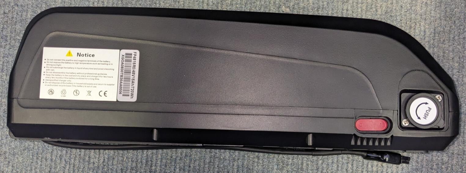 battery 48V 15Ah 720Wh Lithium Ion