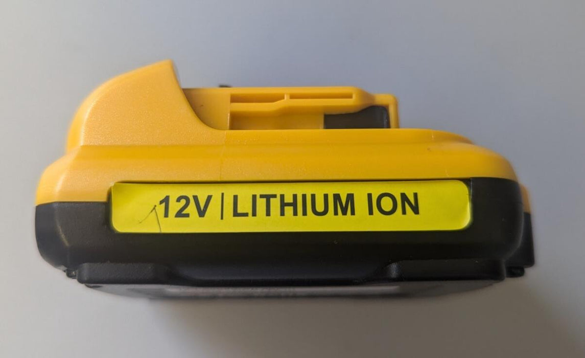 DCB120 12V 3000mAh 36wh Battery FOR dewalt