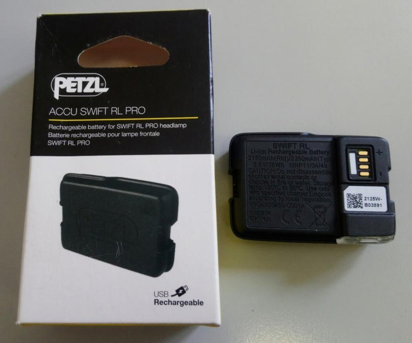 Petzl Swift RL Pro headlamp Rechargeable Battery 2350mAh