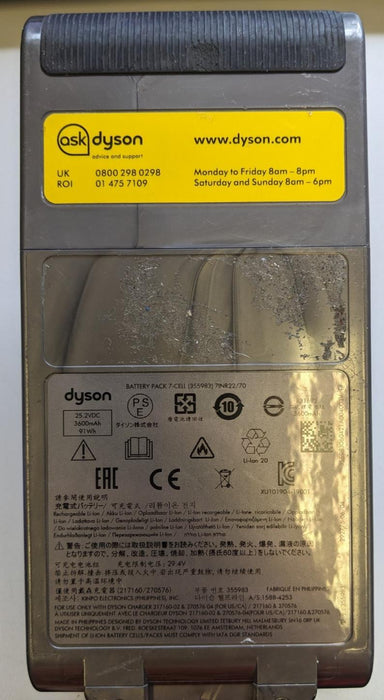 USED Genuine Dyson V11 V15 Click-in Battery SV28 Power Pack 355983