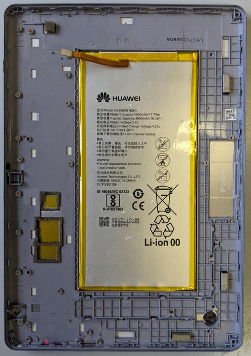 Original Huawei MediaPad T3 10" AGS-L09 + HB3080G1EBC Silber