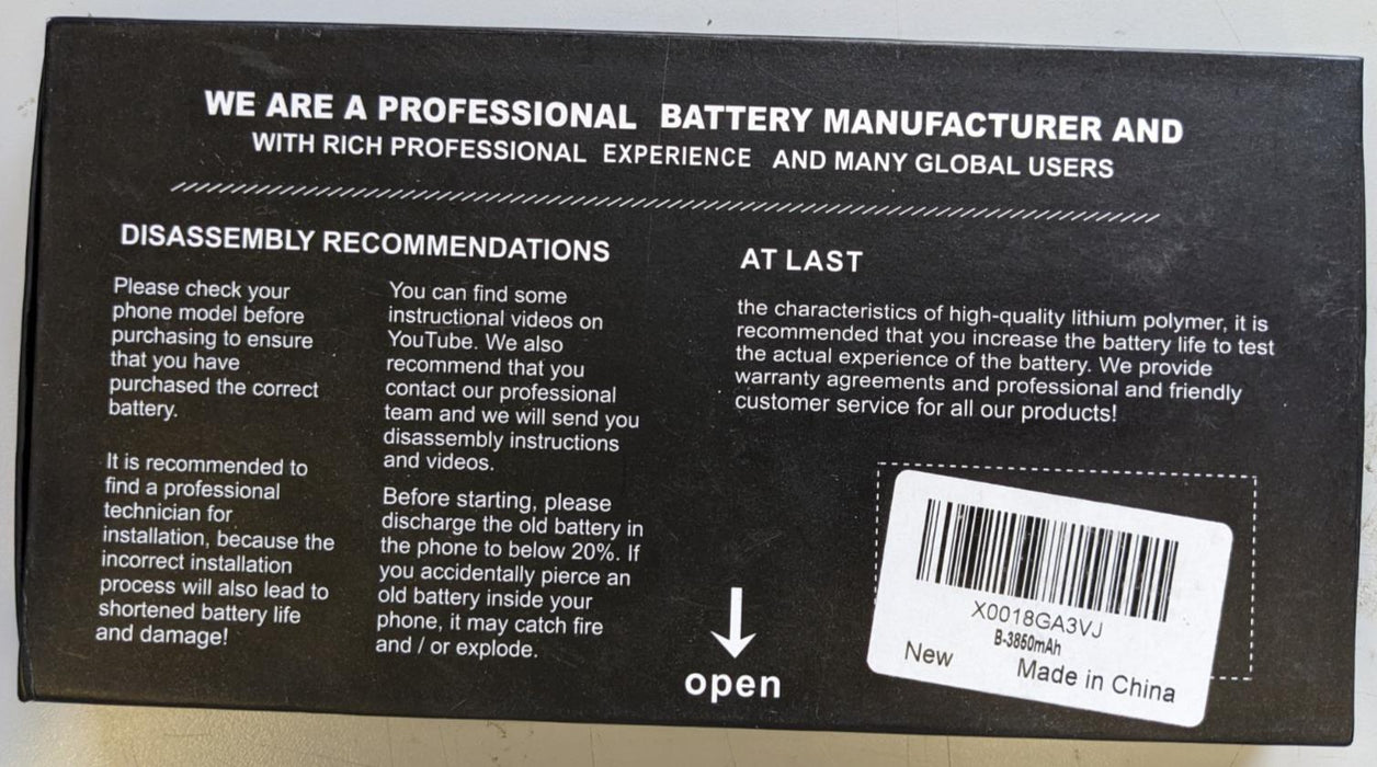 For Apple iPhone 7 Plus Battery 3850mAh With Tools