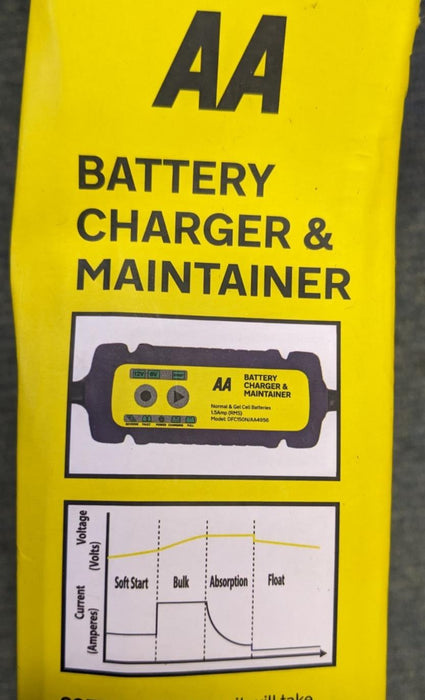 AA 6V/12V Car Battery Charger & Maintainer - NEW