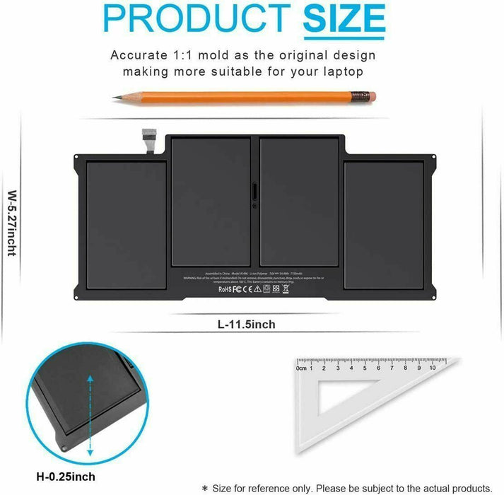 A1377 A1405 A1369 Laptop Battery Apple MacBook Air 13" A1466 A1496 Mid-2011-2015