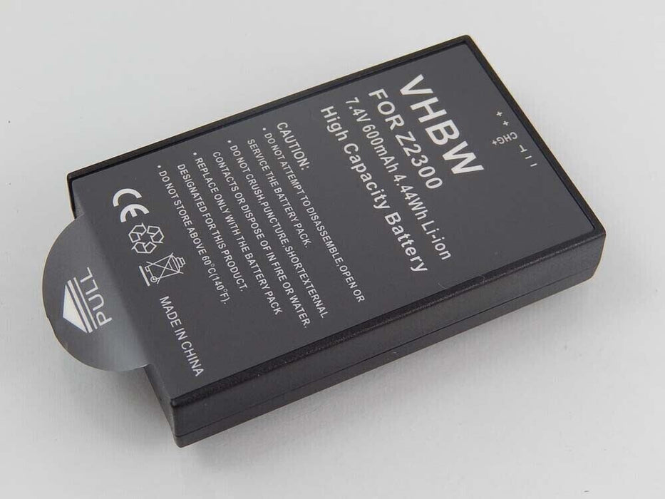 Battery 600mAh Li-Ion for Polaroid Z2300,Z230E,Z230,POGO,CZA-05300