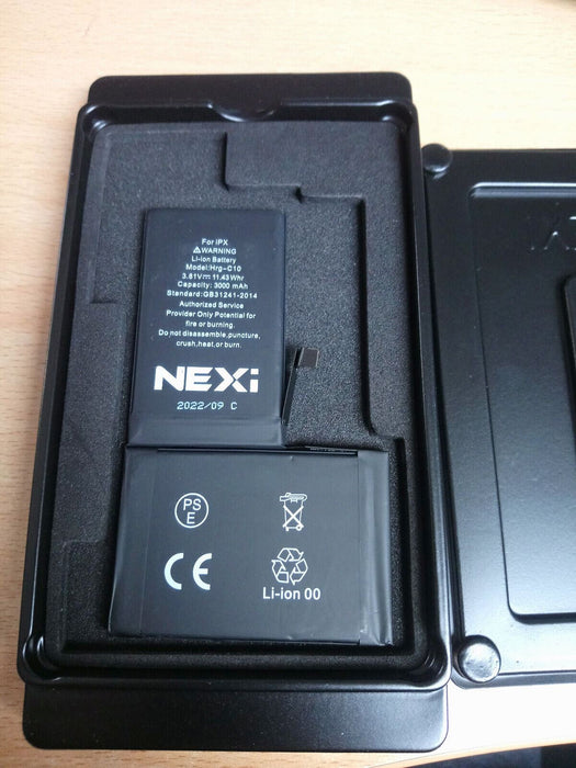 NEXi | High Capacity Battery Pack Replacement | iPhone X | 3000mAh