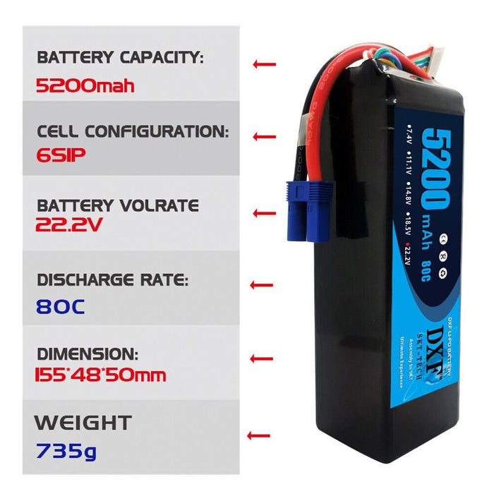 DXF SKT-TECH 5200mAh 50c