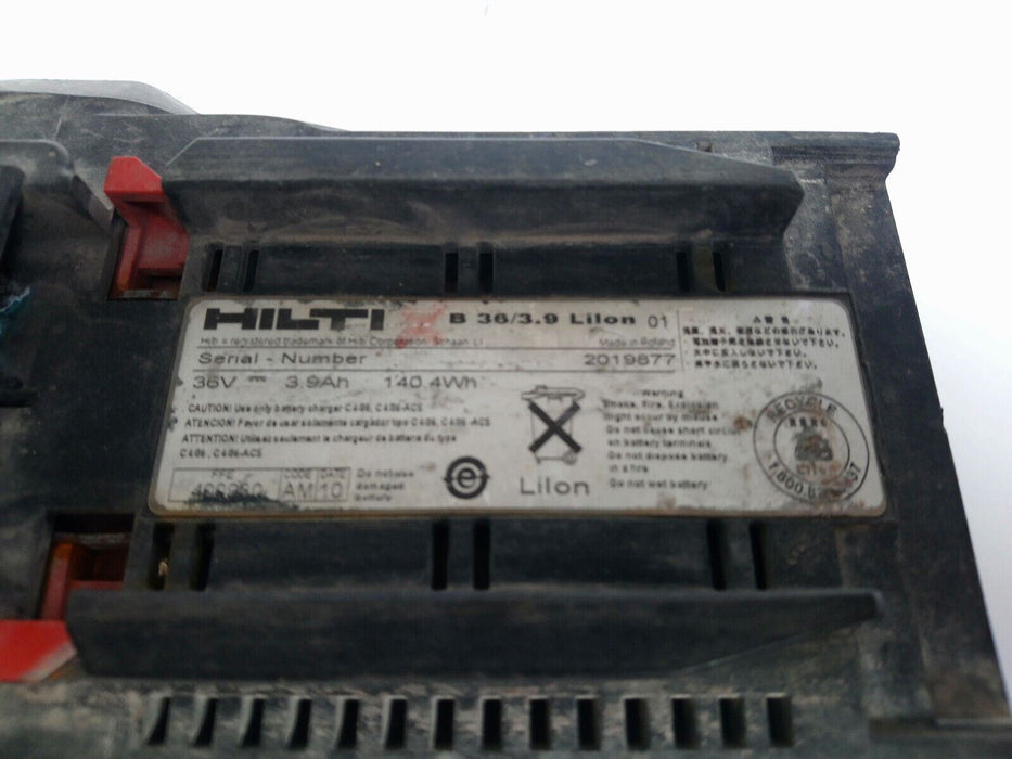 Original Hilti B36/3.9 - 36 Volt Li-Ion 36V 3.9Ah Battery