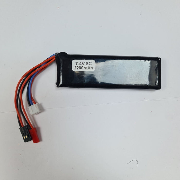 RC Battery 2S 7.4V 2200mah 8C Lipo Battery For Futaba T6J T8FG 12FG Transmitter