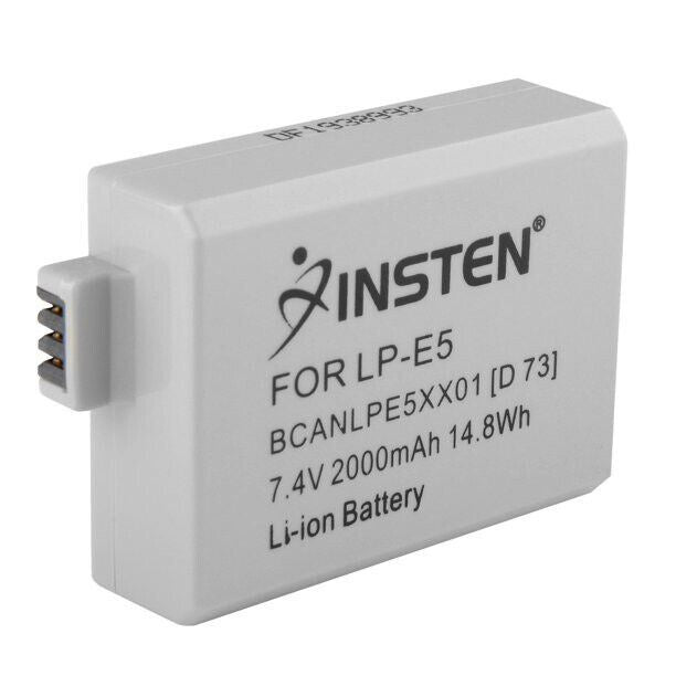 Insten Canon LP-E5 Compatible Li-Ion Battery for EOS Rebel Xsi XS T1i 450D 500D