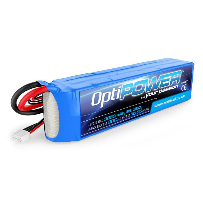 OptiPower Lipo Battery 3650mAh 3S 35C