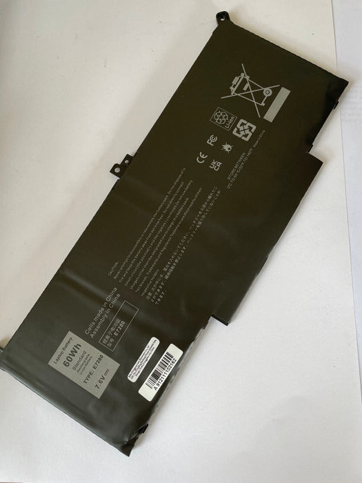 Battery for Dell Latitude E7280, E7380, E7480 F3YGT