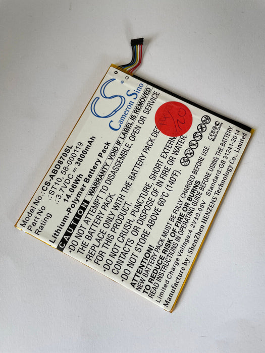Battery compatible with AMAZON Kindle Fire HD 10,Kindle Fire HD 10.1,SR87CV