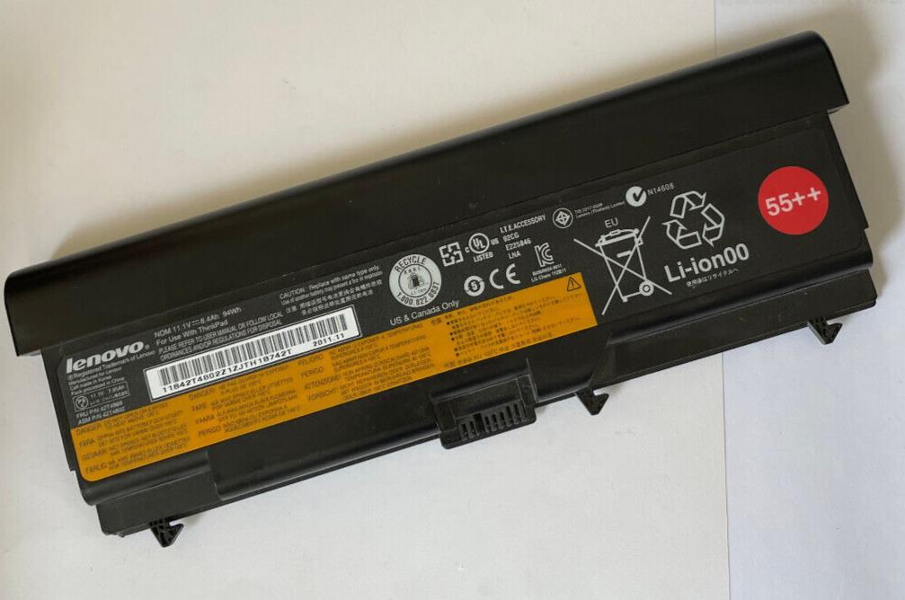 Lenovo ThinkPad Battery Original, 55++ (9 cell), Lithium-ion, 94Wh hours, 8.4Ah