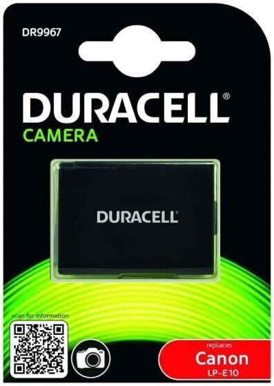 Duracell Digital Camera Battery 7.4V 1020mAh - Replacement for Canon LP-E10 (Com