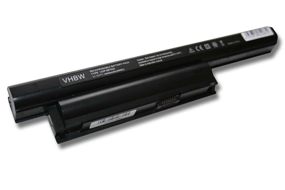vhbw Battery replaces Sony VGP-BPL22, VGP-BPS22, VGP-BPS22/A, VGP-BPS22A 4400mAh