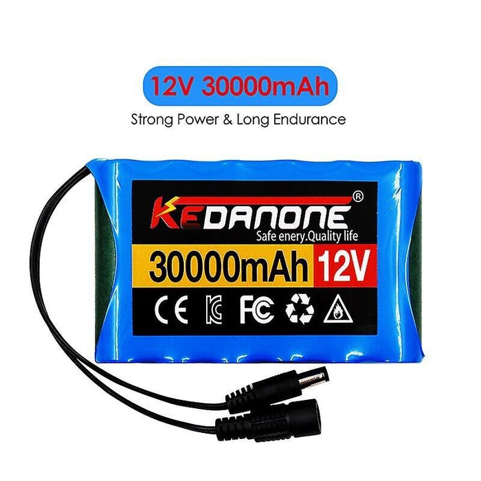 Kedanone 30000mAh 12V Battery New