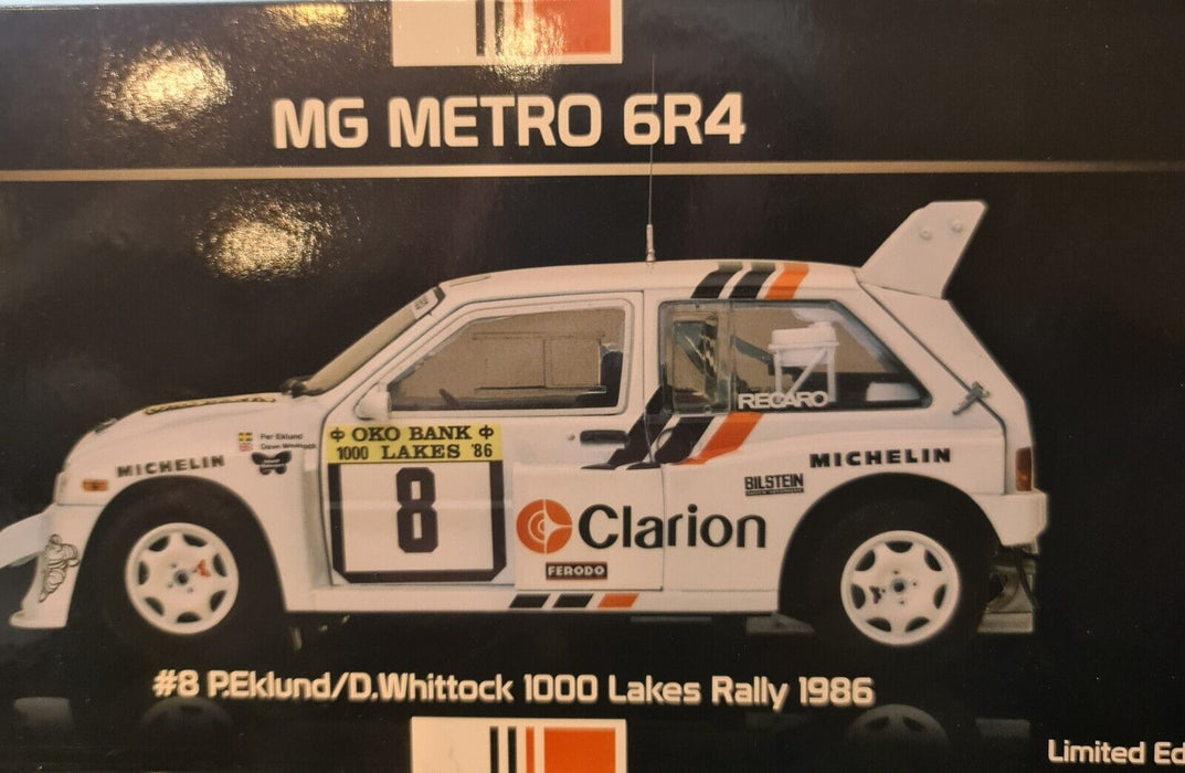 1/18 MG Metro 6R4 Clarion Rally 1000 Lakes Finland 1986  Per Eklund / D.Whittock