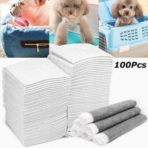 100Pc 45x33cm Puppy Pet Dog Cat Toilet Pee Training Pads Super Absorbent Diapers