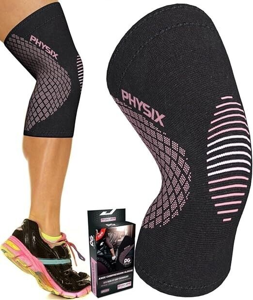 Physix Knee Support for Women & Men, Premium Knee Brace Knee Pain Relief size S