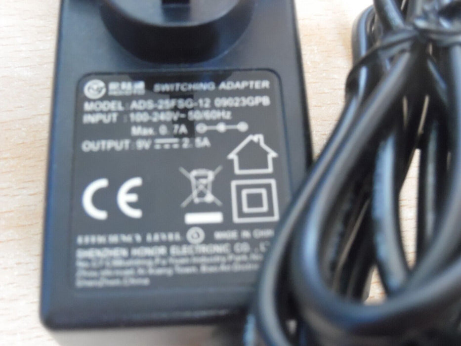 12V 2.0A ZOOM AC Adapter AD-19F ADS-25FSG-12 12024EPB Power Supply UK Plug