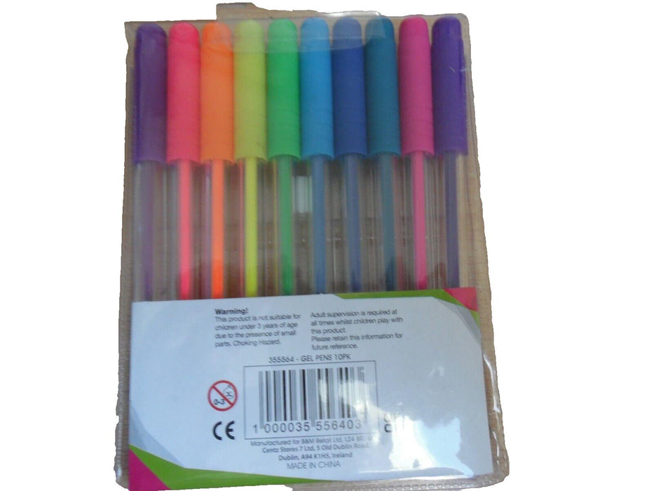 10 Pack Gel Pens