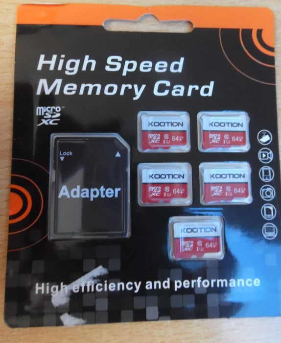 64GB Micro SD card x 5