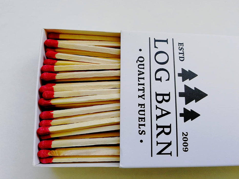 Log-Barn 90 X Extra Long Matches 28Cm. Perfect for Open Fires, Pizza Ovens, Chim