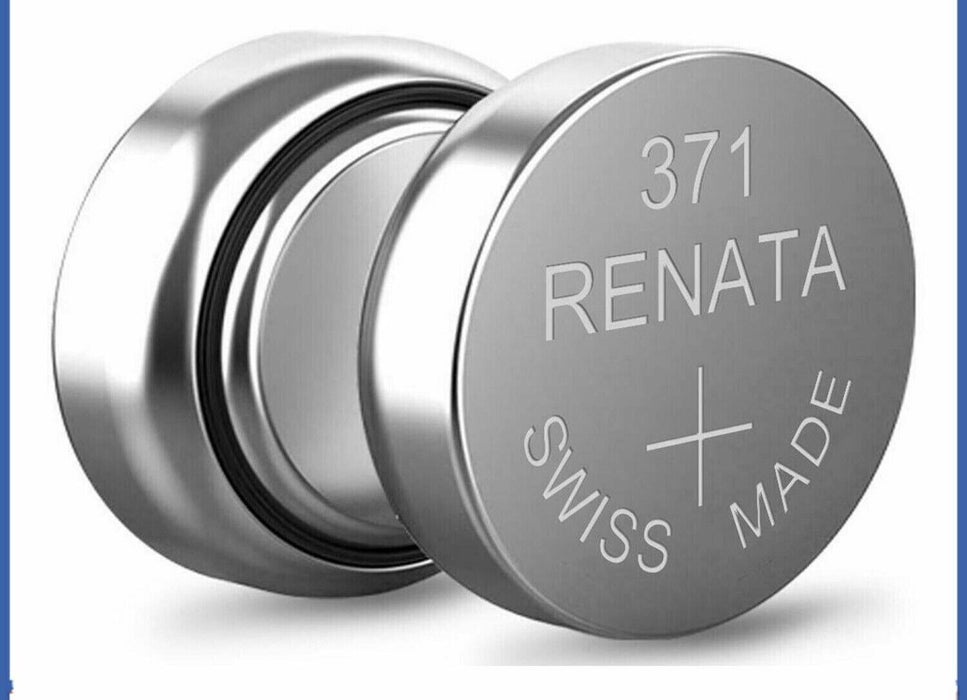 Renata 371 SR920S Watch Battery - Long Expiry - Swiss Made 10 pieces