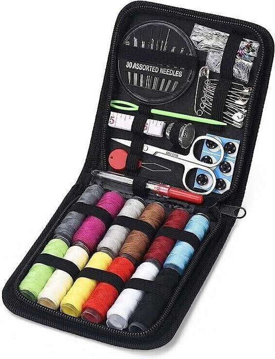 82 PCs Sitara Sewing Kit & Portable Emergency Repair Needle Craft Threads Case