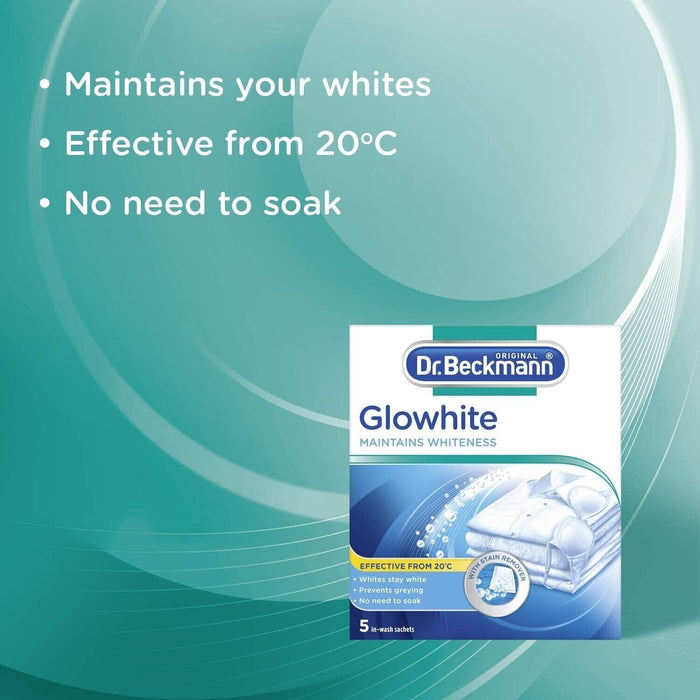 DR. Beckmann Glowhite Intensive Laundry Whitening Stain Remover Clothes 3 x 40g