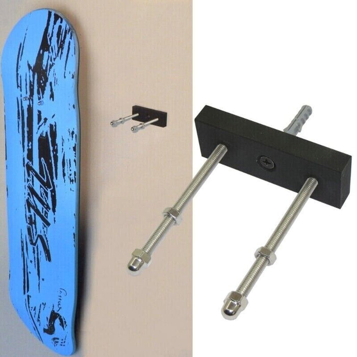 Skateboard Wall Mount Display, Skate Deck Vertical Floating Skateboard Hanger