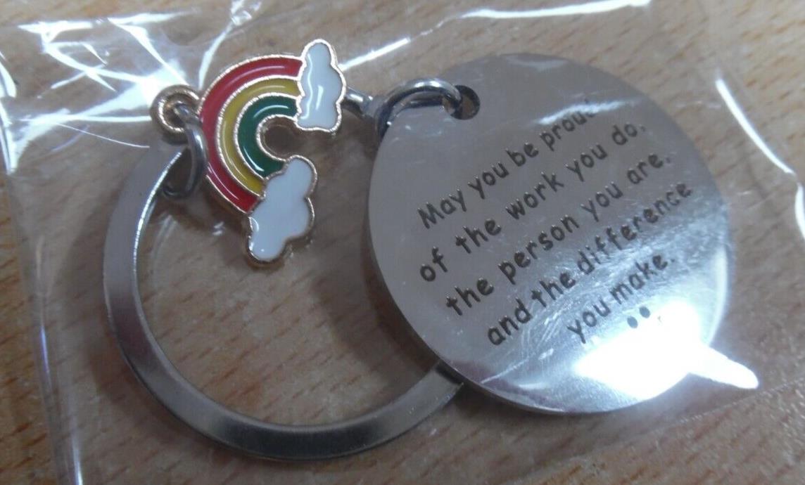 May You Be Proud of Keychain Thank You Appreciation Gifts for Coworker Teacher